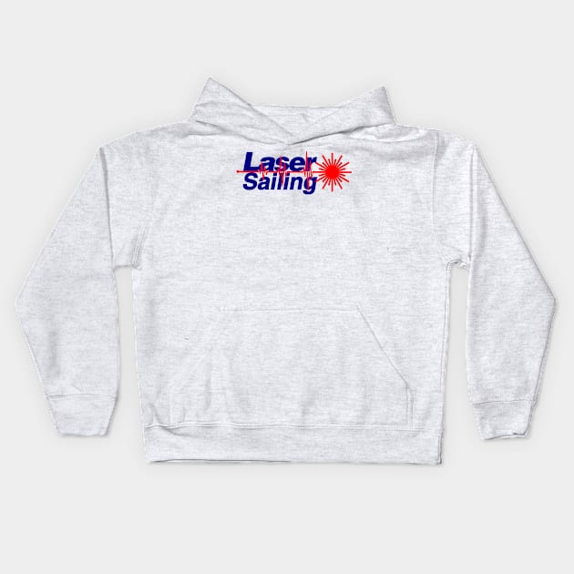 Laser sailing class logo heartbeat Kids Hoodie by Regatta Merch